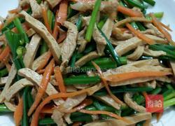 小炒韭苔的做法图解3