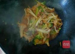 肉丝炒双花的做法图解11