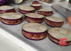 茄子煎肉末的做法图解2