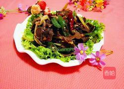 葱爆辣毛肚的做法图解6