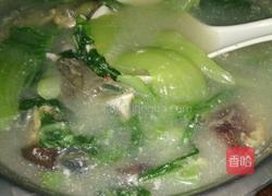 柴鱼皮芥菜汤的做法图解3