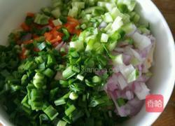 豆腐时蔬饼的做法图解2