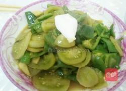 青柿炒辣椒的做法图解6