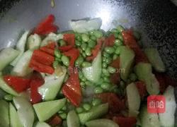 丝瓜炒毛豆的做法图解5