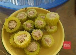 苦瓜酿肉的做法图解5