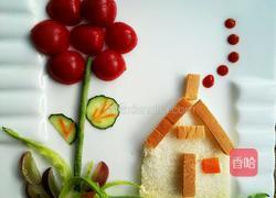 卡通花房餐的做法图解17