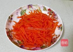 蔬三丝炒面的做法图解2