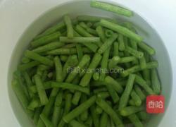 素炒香干豆角的做法图解3