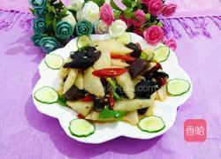 黑木耳炒淮山的做法图解11