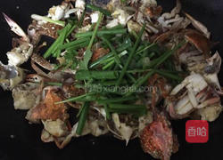 姜葱炒蟹的做法图解7