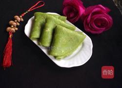 菜汁煎饼的做法图解8