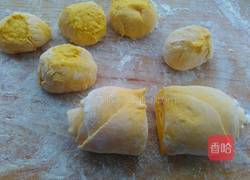 南瓜玫瑰花卷的做法图解12