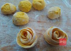 南瓜玫瑰花卷的做法图解13