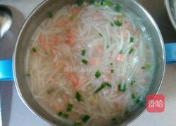 葱花火腿面的做法图解5