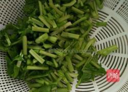 芥菜炒牛肉的做法图解3