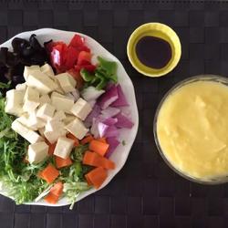 豆腐拌杂蔬的做法[图]