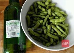 啤酒烧毛豆的做法图解1