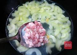 白瓜肉沫汤的做法图解5
