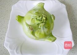 凉拌芥兰头丝的做法图解2