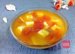 番茄豆腐汤的做法图解7