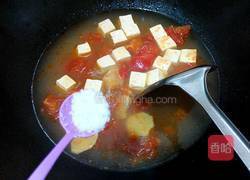 番茄豆腐汤的做法图解6