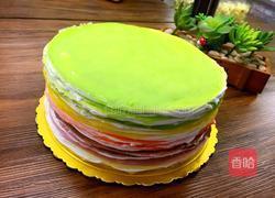 彩虹千层蛋糕的做法图解18