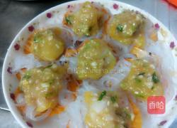 蒜蓉扇贝蒸粉丝的做法图解9