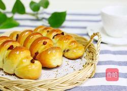 葡萄干小面包卷(中种)的做法图解16