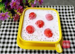 西瓜牛奶西米露的做法图解7