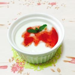 自制草莓酱酸奶的做法[图]