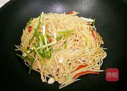 土豆丝炒肉的做法图解12