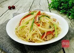 土豆丝炒肉的做法图解13