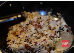 生炒腊味糯米饭的做法图解6