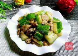 黄瓜炒肉片的做法图解8