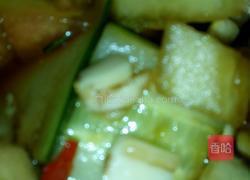 凉伴西瓜皮丶黄瓜的做法图解3