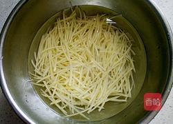 青椒土豆丝炒饭的做法图解3