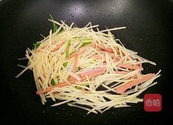 青椒土豆丝炒饭的做法图解5