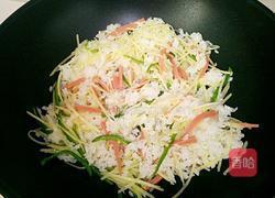 青椒土豆丝炒饭的做法图解7