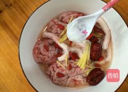 蒸猪脑的做法图解3