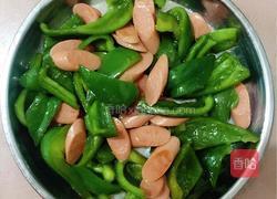 青椒炒火腿的做法图解6