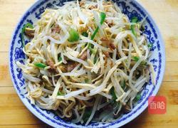 小炒豆芽肉丝的做法图解9