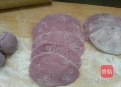 紫薯玫瑰花馒头的做法图解6