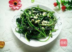 蒜香红薯叶的做法图解7