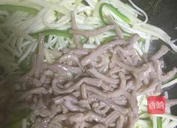 茭白青椒肉丝的做法图解13