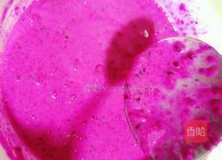 火龙果藕粉糕的做法图解7