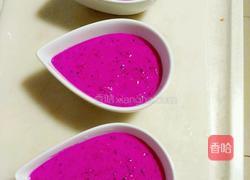 火龙果藕粉糕的做法图解8