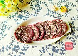 芝麻紫薯蒸饼的做法图解7