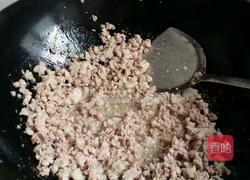 香芹炒肉沬的做法图解5