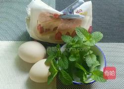 薄荷鸡蛋饼的做法图解1