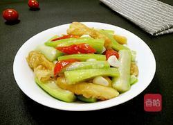 丝瓜炒油条的做法图解7